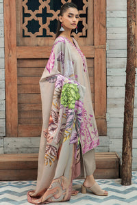 3 Piece - Embroidered Linen Suit P0047