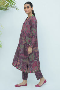 2 Piece - Digital Printed Linen Suit P0088A