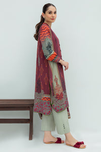 2 Piece  - Digital Printed Plain Khaddar Suit P0089A