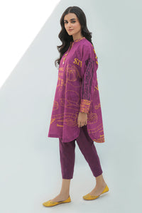 1 Piece  - Printed Slub Khaddar Fusion Top P0205