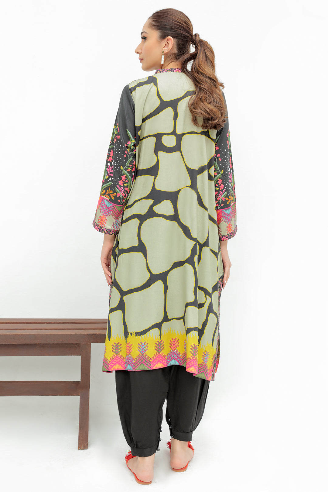 1 Piece - Digital Printed Cotail Shirt P0210
