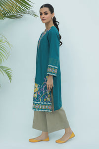 1 Piece  - Embroidered Slub Khaddar Shirt P0220
