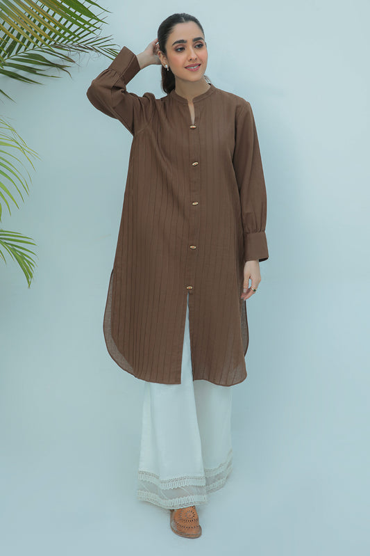 1 Piece  - Dyed ROD Khaddar Shirt P0227