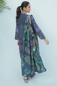 2 Piece - Digital Printed Slub Khaddar Cotton Suit P0257