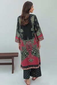 2 Piece - Embroidered Digital Printed Slub Khaddar Suit P0265
