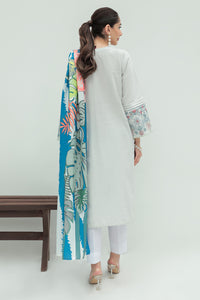 2 Piece - Dyed Embroidered Textured Slub Khaddar Suit P0274