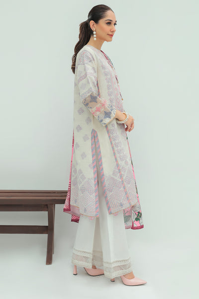 2 Piece - Dyed Embroidered Jacquard Suit P0276