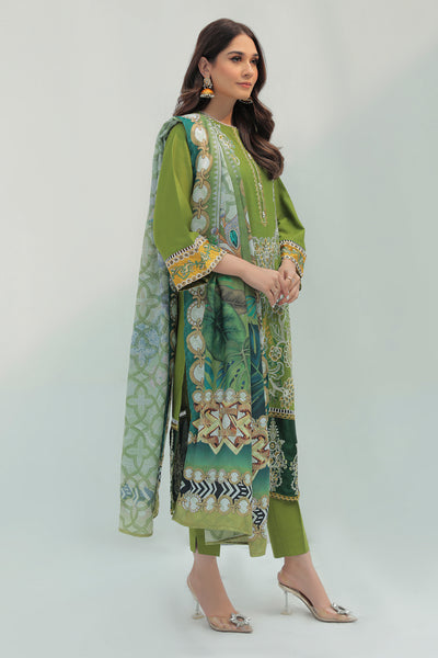 3 Piece - Dyed Embroidered ROD Khaddar Suit P0286