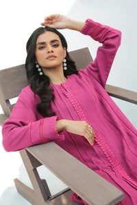 2 Piece - Self Jacquard Slub Khaddar Suit P0358