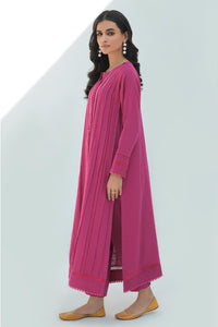2 Piece - Self Jacquard Slub Khaddar Suit P0358