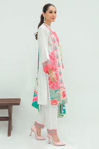 2 Piece - Dyed Embroidered Slub Khaddar Suit P0363