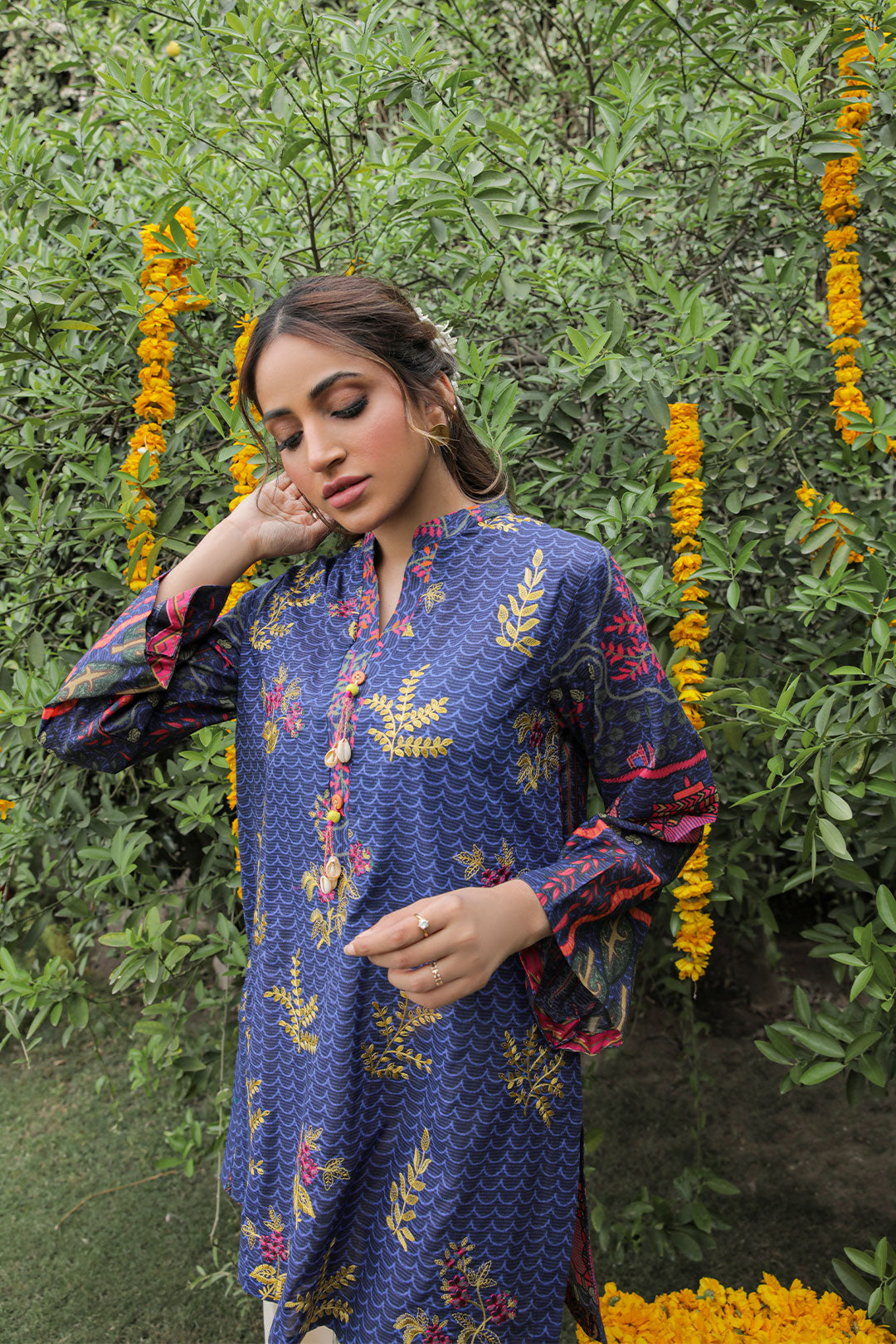 1 Piece - Embroidered Lawn Top P0436 (SO)