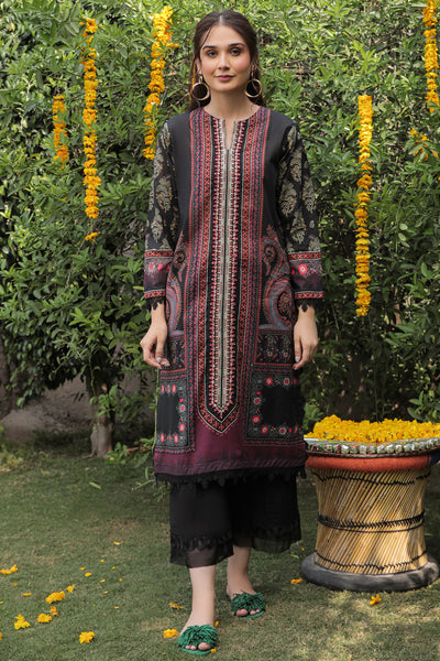 1 Piece - Embroidered Lawn Shirt P0442 (SO)