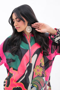 1 Piece - Digital Printed Lawn Top P0448 (SO)