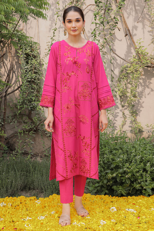 1 Piece - Embroidered Lawn Shirt P0469 (SO)