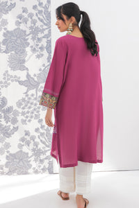 1 Piece - Dyed Embroidered Lawn Shirt P0472 (SO)