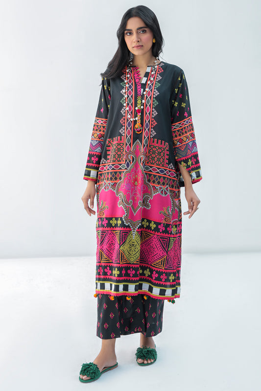 2 Piece - Digital Printed Lawn Suit P0505