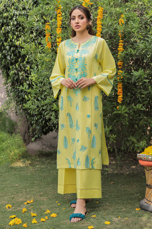 2 Piece - Embroidered Lawn Suit P0515