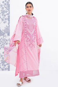 3 Piece - Embroidered Naps Lawn Suit P0517
