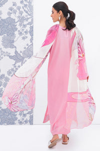 3 Piece - Embroidered Naps Lawn Suit P0517