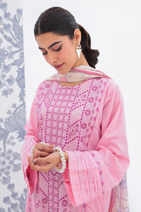 3 Piece - Embroidered Naps Lawn Suit P0517