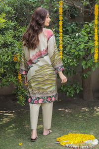 1 Piece - Digital Printed Texture Lawn Shirt P0601 (SO)