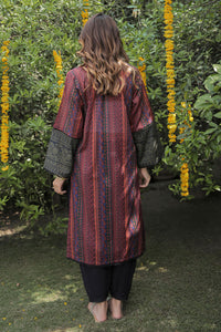 1 Piece - Embroidered Texture Lawn Shirt P0609