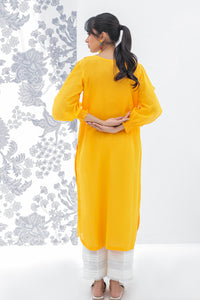 1 Piece - Dyed Texture Lawn Top P0611
