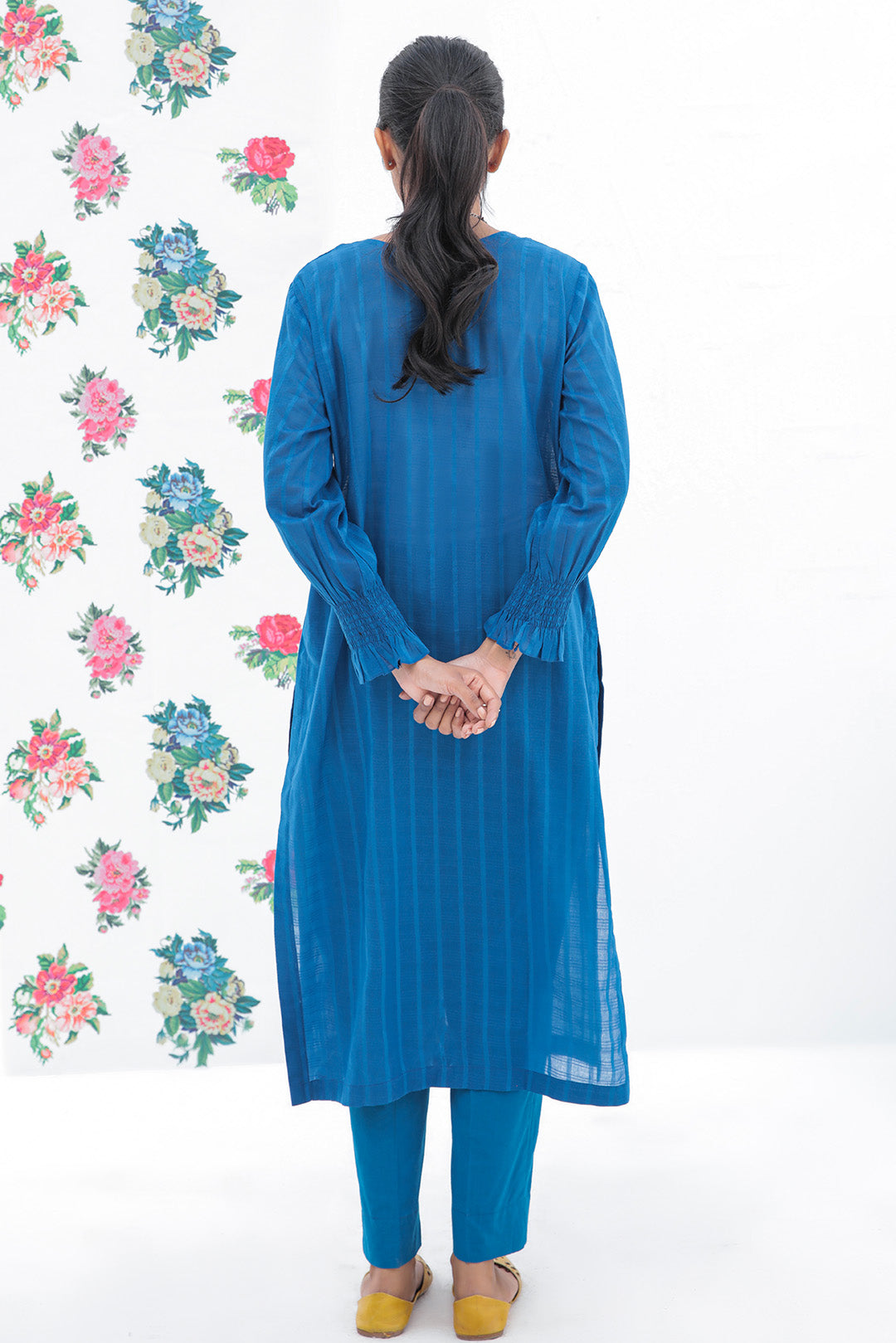 2 Piece - Dyed Lawn Texture Suit P0629