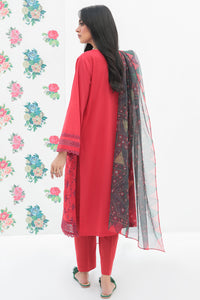 3 Piece - Dyed Lawn Schiffli Suit P0641 (SO)