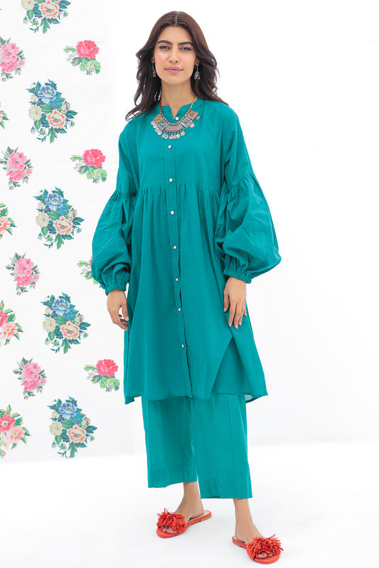 1 Piece - Dyed Lawn Texture Shirt P0646