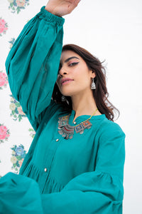1 Piece - Dyed Lawn Texture Shirt P0646