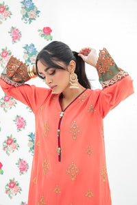 2 Piece - Dyed Lawn Suit P0647