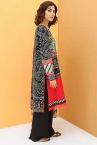 2PC Lawn Digital Print - Dupatta P2033 - PINK