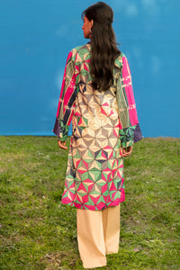 Single Shirt Lawn Digital Print P2038 - Pink