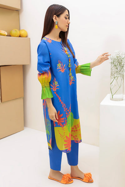 1 Piece - Embroidered Digital Printed Shirt Lawn P2043 (SO)