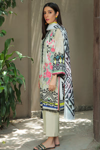 3PC Lawn Digital Printed with Embroidery P2048 (S0)