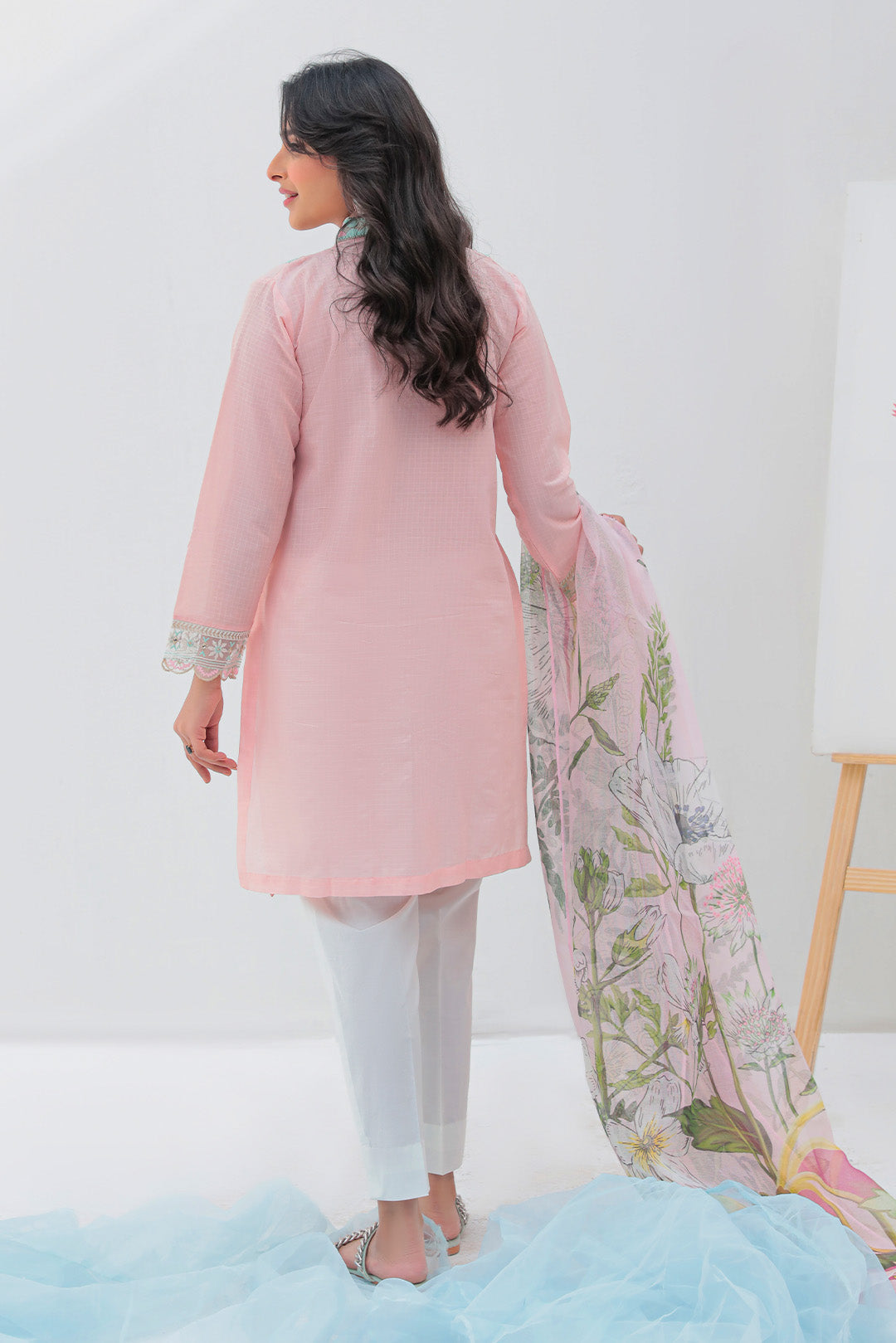 2 Piece - Dyed Embroidered Textured Lawn Suit P2069 (SO)