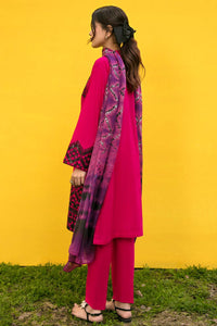 2PC Embroidered shirt With Silk Dupatta P2076