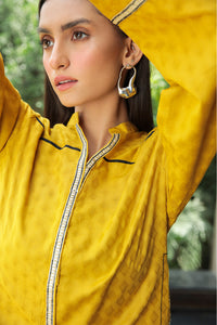 Single Shirt Solid Dyed Dobby Jacquard With Embroidery  P2081