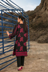 Single Shirt Jacquard Print U2144 - Black