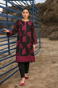 Single Shirt Jacquard Print U2144 - Black