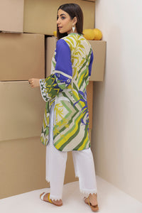 Single Shirt Printed Texture Lawn P2208 (S0)