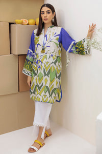 Single Shirt Printed Texture Lawn P2208 (S0)
