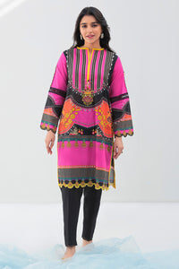 1 Piece -  Embroidered Digital Printed Lawn Shirt P2222 (SO)