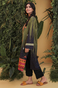 Single Shirt Lawn Digital Printed with Embroidery P2223 (S0)