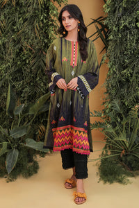 Single Shirt Lawn Digital Printed with Embroidery P2223 (S0)
