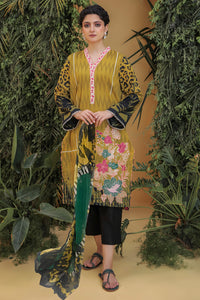 2PC Lawn Digital Print With Embroiderey - Dupatta P2233