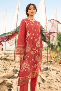 2PC Embroidery Masoori Lawn Shirt With Digital Printed Dupata P2266