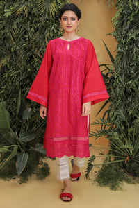 Single Dyed Schiflli Embroidered Lawn Shirt P2297 (S0)